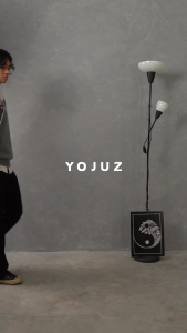 Yojuz Baggy Basic - Pure Black - Celana Jeans