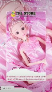 Búp bê barbie cao 30cm búp bê công chúa dễ thương kèm hộp sang trọng món quà tặng đầy ý nghĩa cho bé gái - TKL STORE