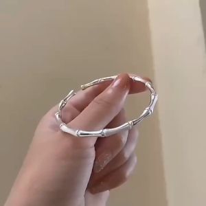 Bamboo silver bracelet female sterling 9999 fine with young girls present girl now rising