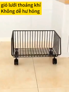 MIKI Kệ Bếp Đa Năng Kệ Để Đồ kệ 3 / 4/ 5 Tầng Có Bánh Xe Kệ Đựng Trái Cây Và Giá Đỡ Tiện Lợi Dành Cho Nhà Bếp