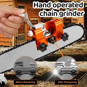 Hand Operated Chain Grinder Portable Household Handheld Electric Saw Woodworking Electric Chainsaw Chain Mill
