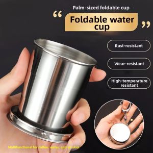 Stainless Steel Portable Collapsible Water Cup