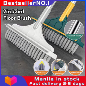 Bestseller 3 in 1 Double Sided Floor Brush Bathroom Floor Cleaning Long Handle Window Washing Crevice Brush