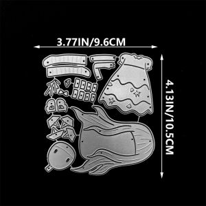 1pc Cute Cartoon Long Hair Girl Metal Cutting Dies For Scrapbooking DIY Greeting Card Making Embossed Cutting Mold