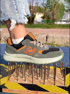 SEPATU SAFETY UJUNG BESI SPORTY SAFETY SHOES ANTI PAKU