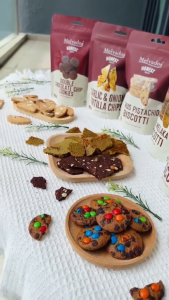 MELVADOS Assorted Cookies & Biscotti Snacks 100g HALAL (Choc Chip/Almond Biscotti/Almond Brittle/Ondeh-Ondeh and More!)