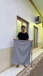 Sarung Lilit Srikandi Polos Abu Gelap untuk Dewasa