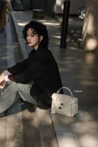 Túi Xách Da Cừu Lohasys Thời Trang Retro Sang Trọng Dung Tích Lớn Túi Đeo Chéo Vai Nữ Túi Đựng Thư Cho Nữ Túi Đeo Vai Thường Ngày