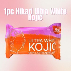 1pc Hikari Ultra White Kojic Skin Lightening White Soap