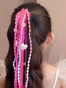 Colorful Braided Girls Street Dance Accessories Trendy Hip Hop Headwear Children Hairband Fake Hair Boxing Braid Hair Rope for Women