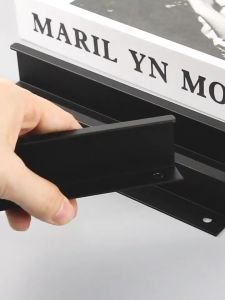 Invisible Handle Aluminum Alloy Kitchen Cabinets Pulls Furniture Wardrobe Door Knob Drawer Handle