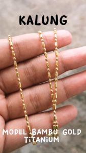Kalung Rantai Titanium Pria & Wanita: Desain Unik dan Kualitas Tinggi