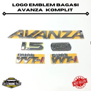 Logo Emblem Bagasi Avanza 1.5 2023-2025 Komplit Original