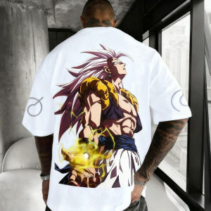 Dragon Ball Anime Co-branded New T-shirt 2025 Summer Mens and Womens Street Loose Leisure Childrens Parent Child Clothing Top