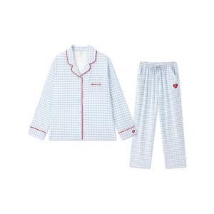 BE | Bust Padded Cotton Nightwear Set For Autumn And Spring Outdoor Wear