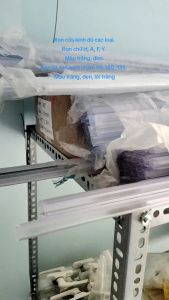 [2 cây 1m1] Gioăng Ron chắn nước cho cửa kính 10mm chữ H chữ Y chữ A chữ F - Nẹp nhựa ngăn nước cho phòng tắm kính