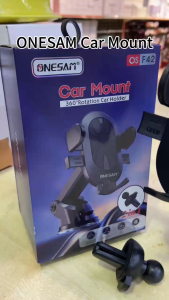 [ Akiba ] ONESAM OS-F42 2 in 1 Extendable Car Mount Holder 360 Rotating Car Windshield Dashboard Air Vent Phone Holder