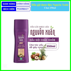 Dầu gội dược liệu Nguyên Xuân chắc khỏe phù hợp cho tóc yếu dễ gãy rụng chai 250ml