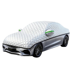 Snowproof Sunscreen Rainproof Frostproof Thick Car Cover Half Body