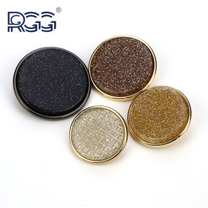 Nút Nhựa Mạ Bạc Hợp Kim Mới Nút Phẳng Cho Áo Khoác Ngoài Nút Áo Vest Nút Áo Khoác Cho Nữ Nút Quần Áo Nút Trang Trí