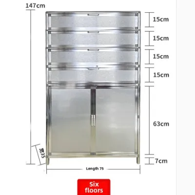 For Home Simple Door Stainless Steel Shoe Cabinet Assembly Storage Hall Cabinet Minimalist Modern Sunscreen Aluminum Alloy Shoe Cabinet