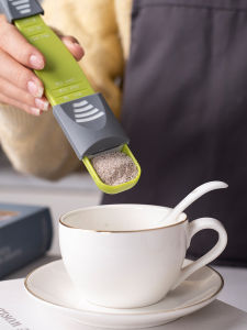 Household Salt Spoon Coffee Measurement Spoon Milk Powder Quantitative Measurement Spoon Kitchen Baking Measuring Spoon with Grams Scale