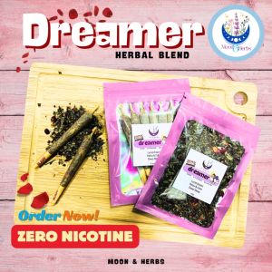 Moon & Herbs - Dreamer Dried Herbal for Lucid Dream & Improve Sleep (Loose Herbs & Pre rolled)