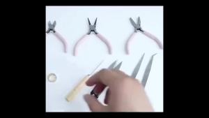 8pcs Jewelry Making Beading Tool Kit with Pliers Scissors DIY Craft Tools for Handmade Ornament Fashion Accessory Making Repair