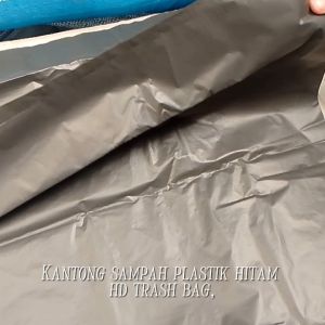 Kantong sampah  plastik hitam hd 90cm x 120cm trash bag jumbo packing tanpa lem  tebal 1pak 500gr