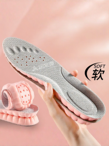 FUYOU | Comfortable Anti-Odor Aromatic Antibacterial Breathable Sweatabsorbent All-Season Arch Support Insoles for Women
