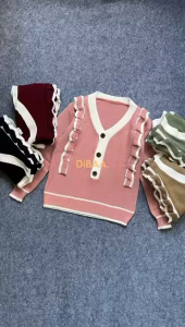 Anya Sweater Cardy Anak - Cardigan Rajut Anak - Sweater Rajut Terbaru Anak 2 -12 Tahun By Dibaa id