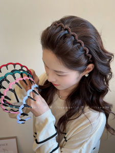 คลิปผมแบบมีฟันทรงคลื่นสำหรับผู้ใหญ่ ทรงสูง ไม่รัดหัว ไม่ทำลายผม คลิปผมแบบเรียบง่าย ที่คาดผม ประดับผม ทรงเรขาคณิต ทรงเรขาคณิต