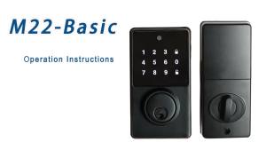 Smart Lock with Password Keyless Entry Door Lock with Touchscreen Keypads Easy to Install App Unlock 50 User Codes