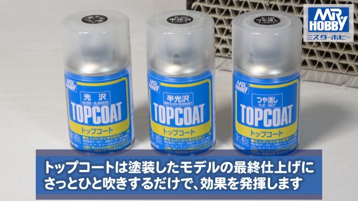 Hobby Top Coat Gloss Flat Matt Semi Gloss 88ml B501 B502 B503