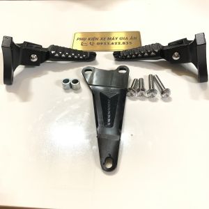 [Hình thật Video thật] Combo Gác Chân Malay + Pát Treo Pô Nhôm CNC  Winner V1/Winner X/ Sonic