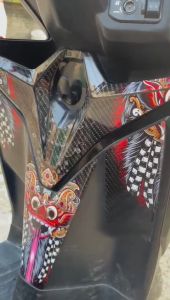 Striping Vario Techno 125/150 Pelindung Dashboard Vario 125 Tankpad deckpad Vario 125 2012-2015 (body protektor deck pad cover)