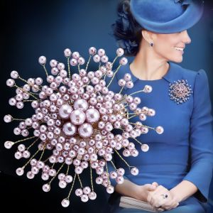 Multi-purpose Pearl Imitation Brooch
