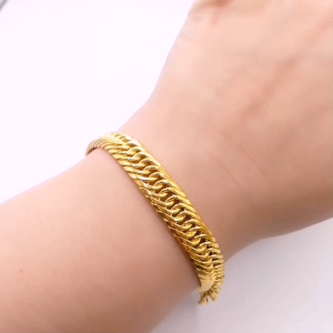 Rantai Tangan Lipan D-unhil Kosong Pelbagai Design Emas 916 Yon Hing