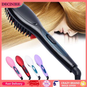 DECINIEE Straight Hair Comb brush Care Styling hair straightener Comb Auto Massager Straightening Irons Simply Fast Hair iron