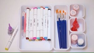 🔥Adjustable 8 pcs Drawer Organizers 🔥 FreeStyle 🔥 Can use to keep stationary Spice Jar Cutlery