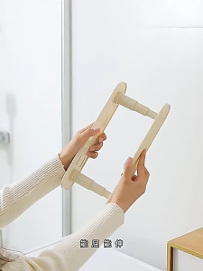 MLADEN Adjustable Frame Balcony Hanging Rack Retractable Clothes Hanger Organizer Shelf for Shoe Towel