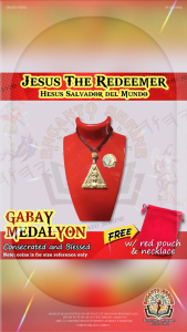 JESUS THE REDEEMER PENDANT (Hesus Salvador del Mundo) - Kulturang Katutubo Accessory / Traditional Brass Craft / Ancestral Medallion