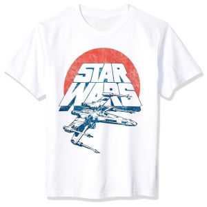 Star Wars Peripheral Printed Short Sleeve Summer Loose American Mens and Womens Daily Commuter Cotton Crew Neck T-Shirt
