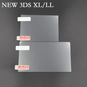 For New 3DS XL LL Screen Protector+Conductive Rubber Button Pad Replacement Repair Kit