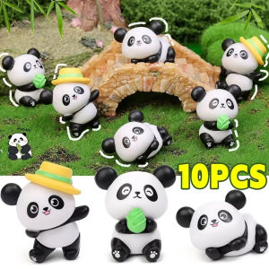 Micro Landscape Creative Cute Round Panda Ornament: A Must-Have for Home & Office Decor