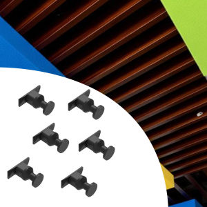 6PC The non-drilling snap-on wall-mounted sound-absorbing board hook hanger is suitable for sound-absorbing boards