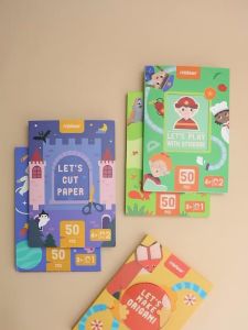Đồ Chơi Thủ Công Sticker cho bé Mideer Let’s Play With Stikers Đồ Chơi Thủ Công giáo dục sáng tạo Cho Bé 2 3 4 5 Tuổi