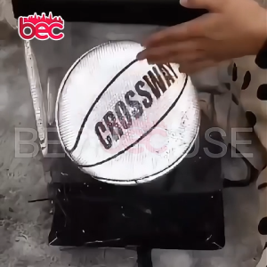 BOLA BASKET GLOWING GUARD BOLA WHITE GLOW BOLA SINAR Basketball - White Glow Size 7