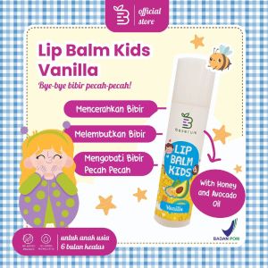 Beserum Natural Lip Balm SPF 15 Pelembab Bibir Premium Anak Bayi Pencegah Bibir Kering Hitam