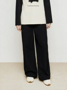 URLAZH | Classic Loose High Waist Slightly Elastic Easy-to-Match Trousers